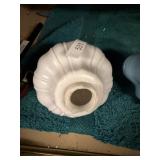 Antique White Milk Glass Glass Lightening Rod