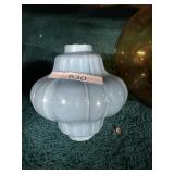 Antique Chestnut Blue Glass Lightening Rod