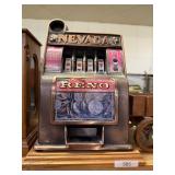 Nevada Reno Slot Machine Toy Metal