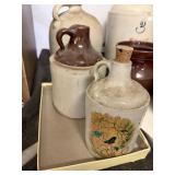 Stoneware Jug And Two-Tone Jug