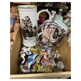 Miniature Mouse Porcelain Figurines And Clown
