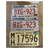 Wisconsin License Plates
