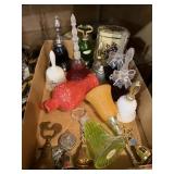 Metal And Glass Bells Avon Decanters