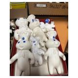 Pillsberry Doughboy Stuffed Animal And Plastic