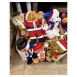 Christmas Decor And Plushes Teddy Bear Snowman