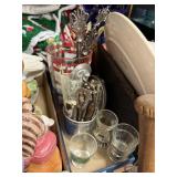Drink Makers Shakers Nutcracker Shot Glasses Bar