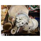 Porcelain Figurines And Dishes