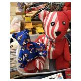 American Flag Teddy Bear And Mickey Mouse Bear