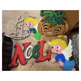 Melted Plastic Popcorn Holiday Decor Christmas