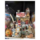 Christmas Decor Miniature Village Old World