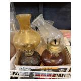 Hurricane Lampshades And Oil Lamps