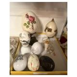 Marble And Other Material Egg Decor