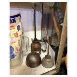 Oil Cans With Spouts One Pump Oiler