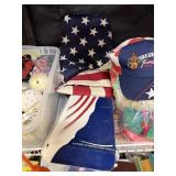 American Flags And Greenleaf Firefighters Hat