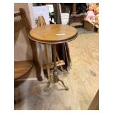 Antique Short Table Eagle Claw Feet Metal