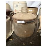 Vintage Kerosene Stove Fuel Tank Container Glass