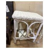 Wicker Table/Bench