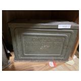 30M1 Cal Ammunition Box Vintage Metal Army Green
