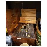 Sewing Thread Organizer And Wooden Holder