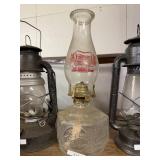 Miller Highlife Oil Lamp With Hurricane Shade