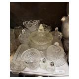 Crystal Candy Dishes Cheese Dish Sugar Bowl