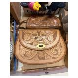 Leather Appearance Bags Purses Decorative