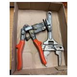 Adjustable Wrench And Laminate Cutting Shears