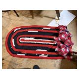 Patriot Teddy Bears And Rug Or Table Centerpiece