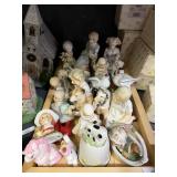 Animal And People Porcelain Figurines