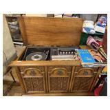 Record Wooden Console For 33 45 And 78 Multiple