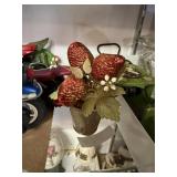 Heavy Metal Flower Trinket Figurine
