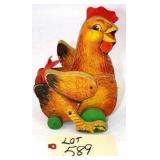 Fisher-Price Cackling Hen Pull Toy #123