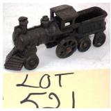 Cast Iron Train Locomotive & Tender, reproduction