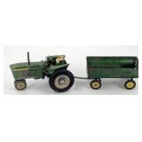 Ertl 1/16 scale John Deere 3020 Tractor and Wagon