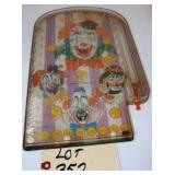 Wolverine Toy Co. Clown Tabletop Pinball Game