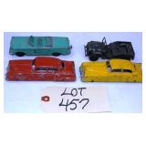 4 Tootsie Toy Die Cast Cars