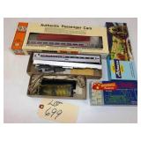 HO Scale Train Cars, Amtrak and V&T Models