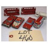 7 Tin Litho & Die Cast Toy Vehicles