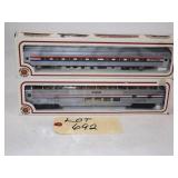 (2) Bachmann HO Scale Amtrak Train Cars