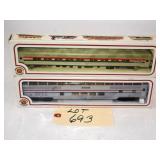 (2) Bachmann HO Scale Amtrak Passenger Cars