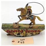Marx "Range Rider" Tin Wind-Up Toy