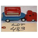 Vintage SSS Pressed Steel Sand and Gravel Side Dum