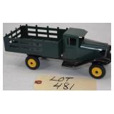 Wyandotte Pressed Steel Farm Stake Truck