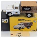 Ertl 1/25 scale Caterpillar 1957 Chevy Stake Truck