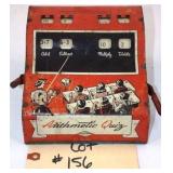 Wolverine Arithmetic Quiz Toy Tin Game