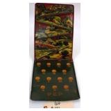 Early "PEP" Marble Drop/Pinball Gameboard