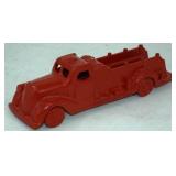 Iron Art Red Cast Iron Fire Truck