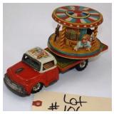 George G. Wagner Tin Toy Carousel Truck
