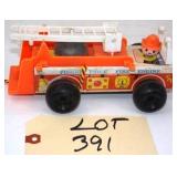 Fisher-Price Little People Fire Engine Pull Toy