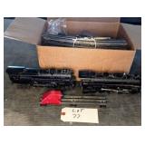 (2) Vintage Lionel Train Engines with Box of Track